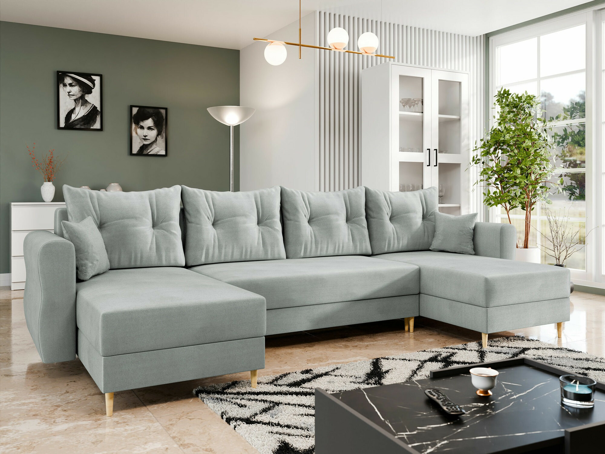 Corner sofa Veldala 103 (Manila 14)