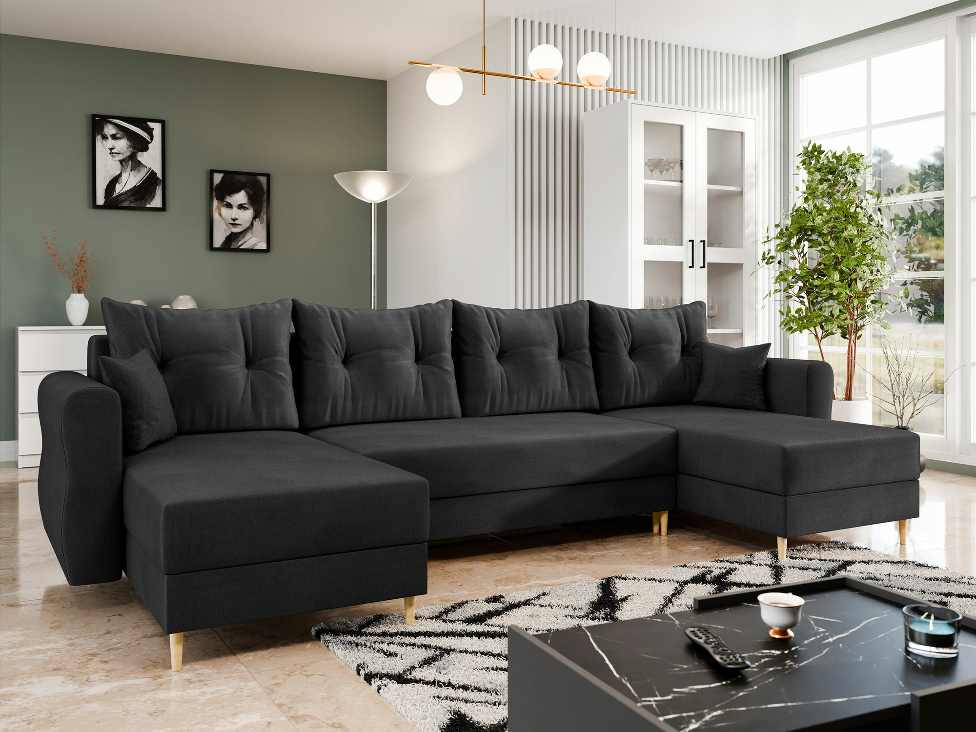 Corner sofa Veldala 103 (Manila 18)