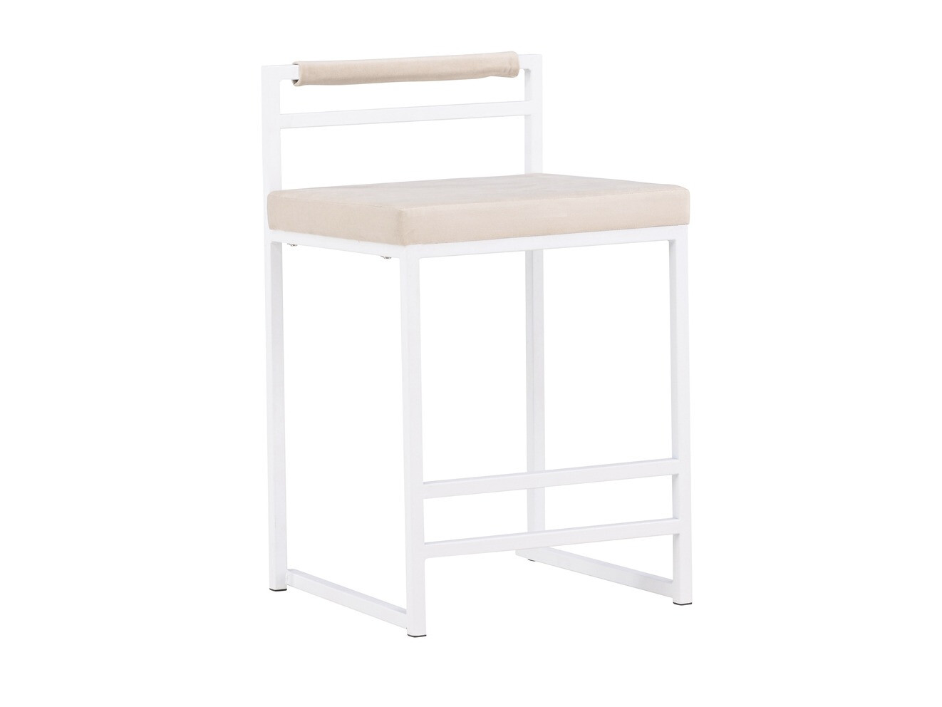 Counter stool Dallas 4519 (White + Beige)