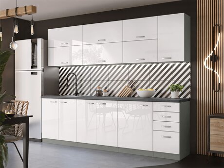 Modular kitchen set Multi White 123