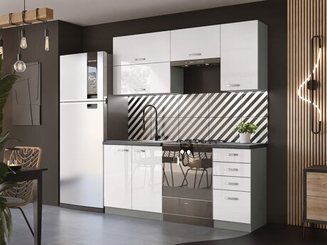 Modular kitchen set Multi White 125