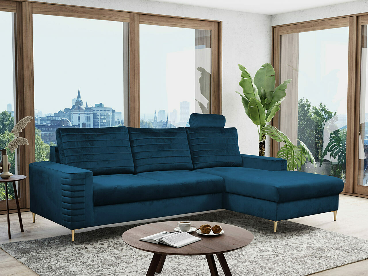 Corner sofa Comfivo 243 (Velluto 25)
