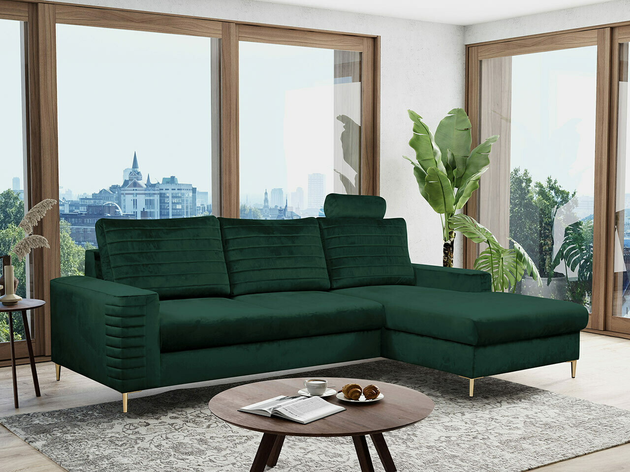 Corner sofa Comfivo Cumintudo (Velluto 27)