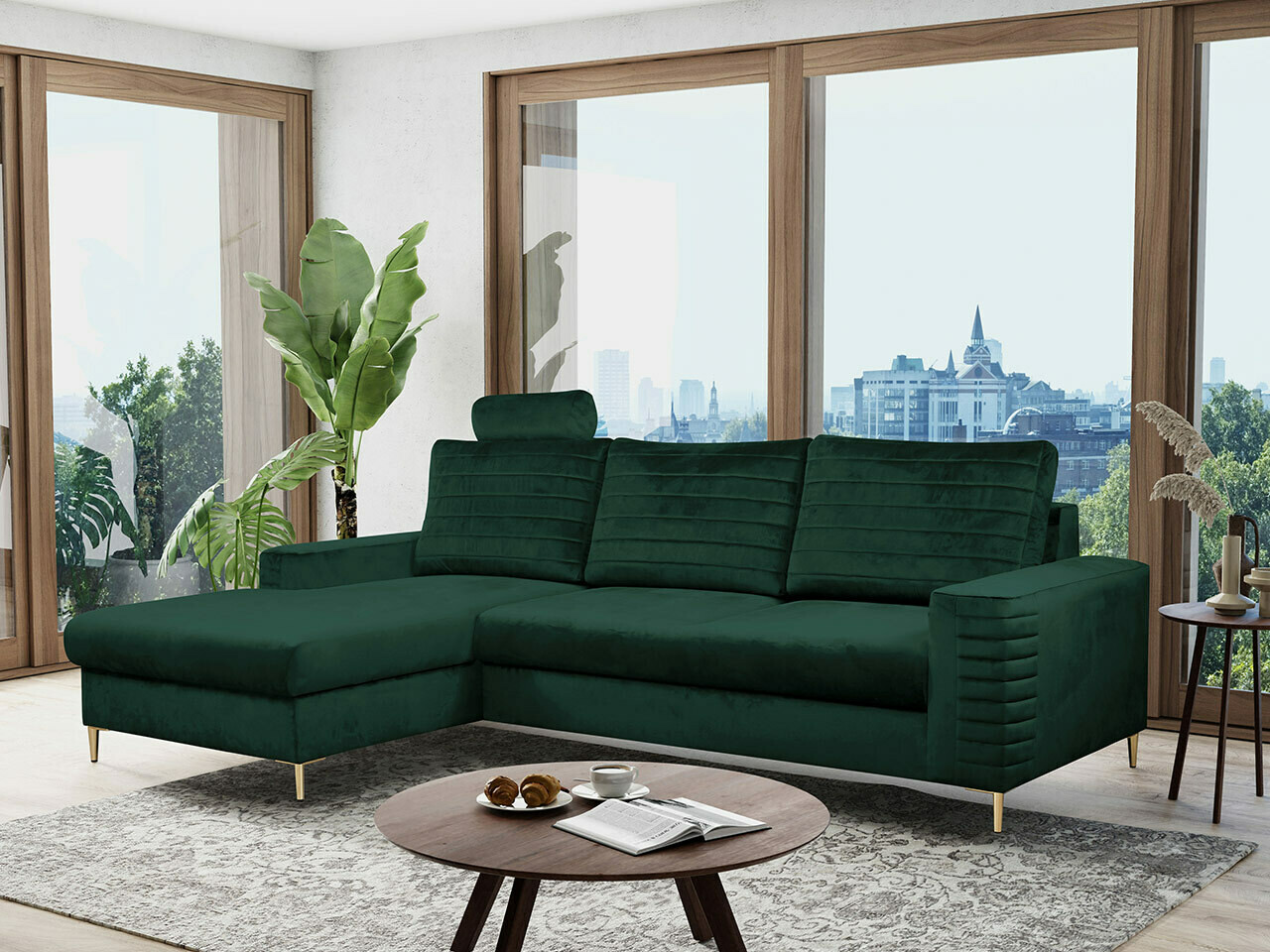 Corner sofa Comfivo Cumintudo (Velluto 27)