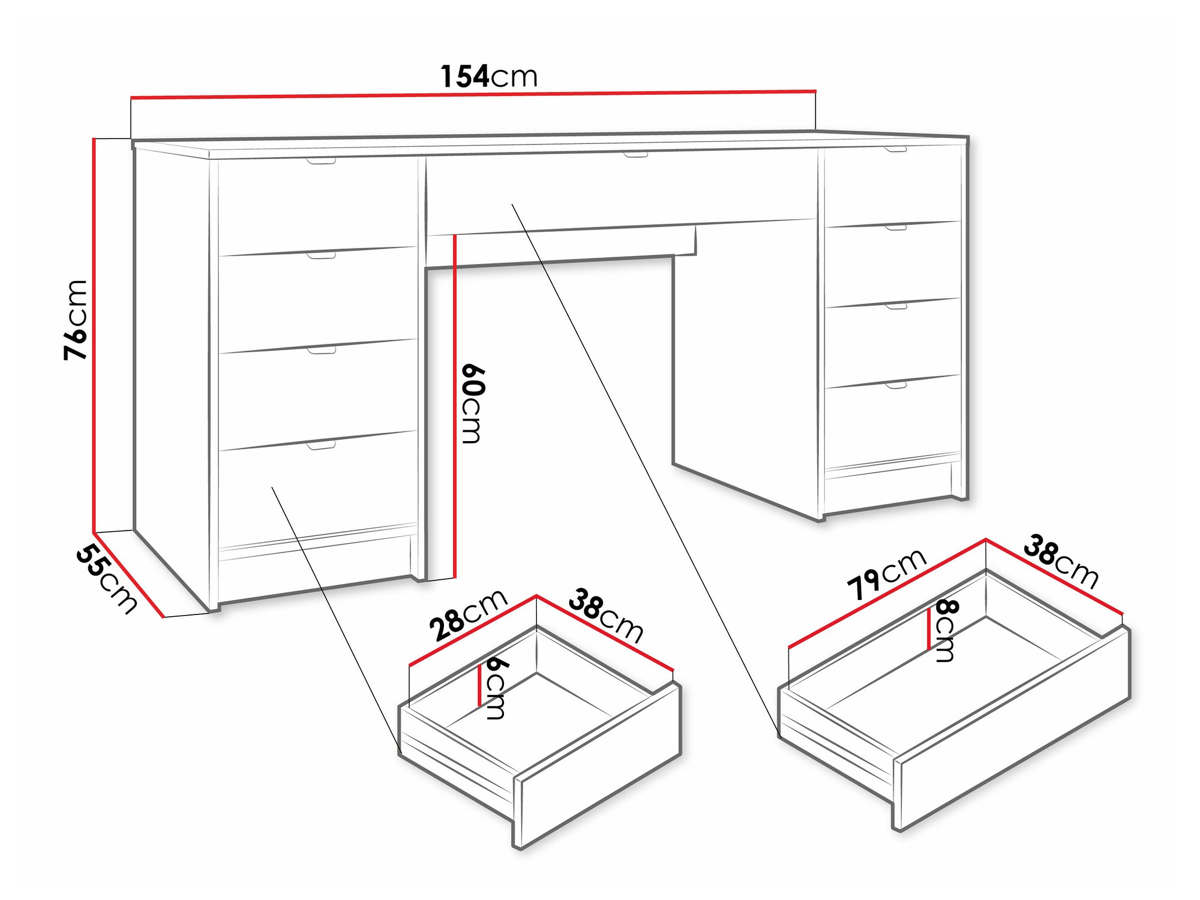 Desk Comfivo Larmire 110 (Beige)