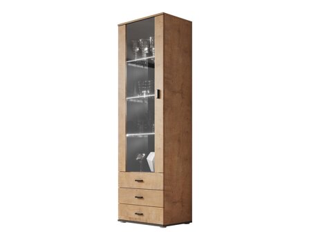 Bookcase Tornola 102 (Lefkas oak + Black)