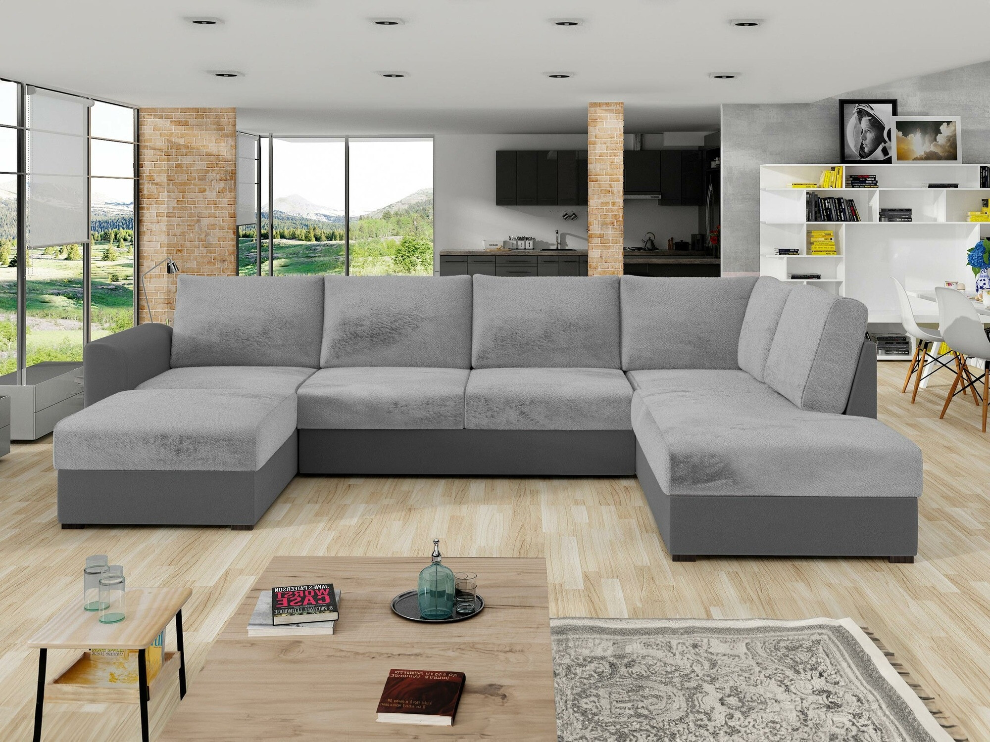 Corner sofa Comfivo 189 (Otusso 23 + Sorriso 4)