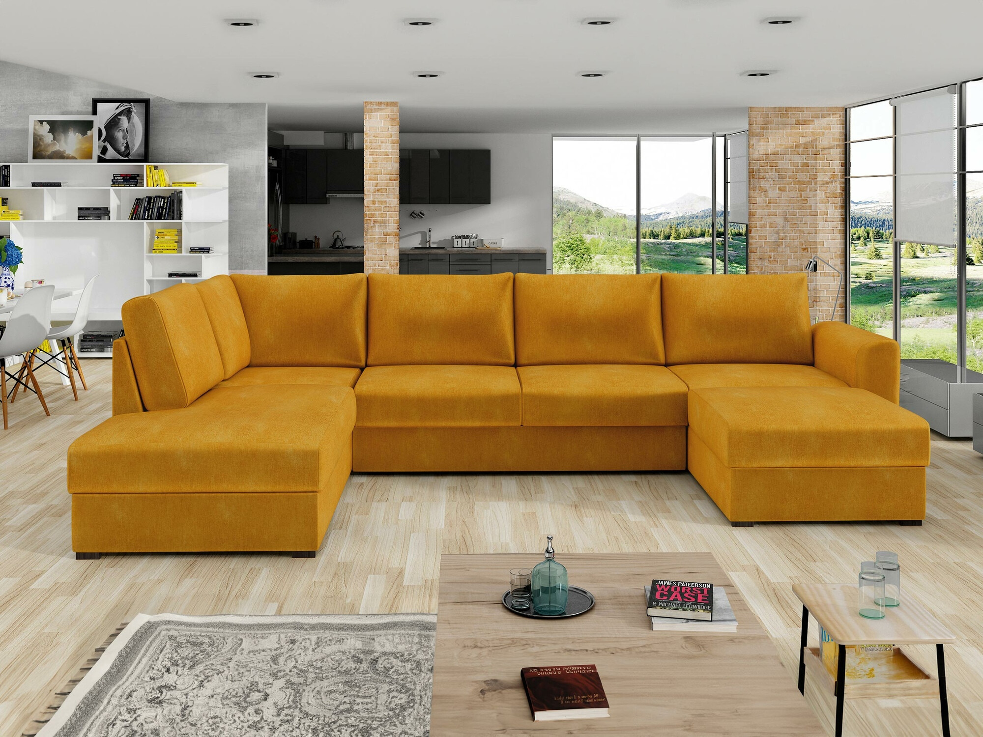 Corner sofa Comfivo Flumen (Wave 05)