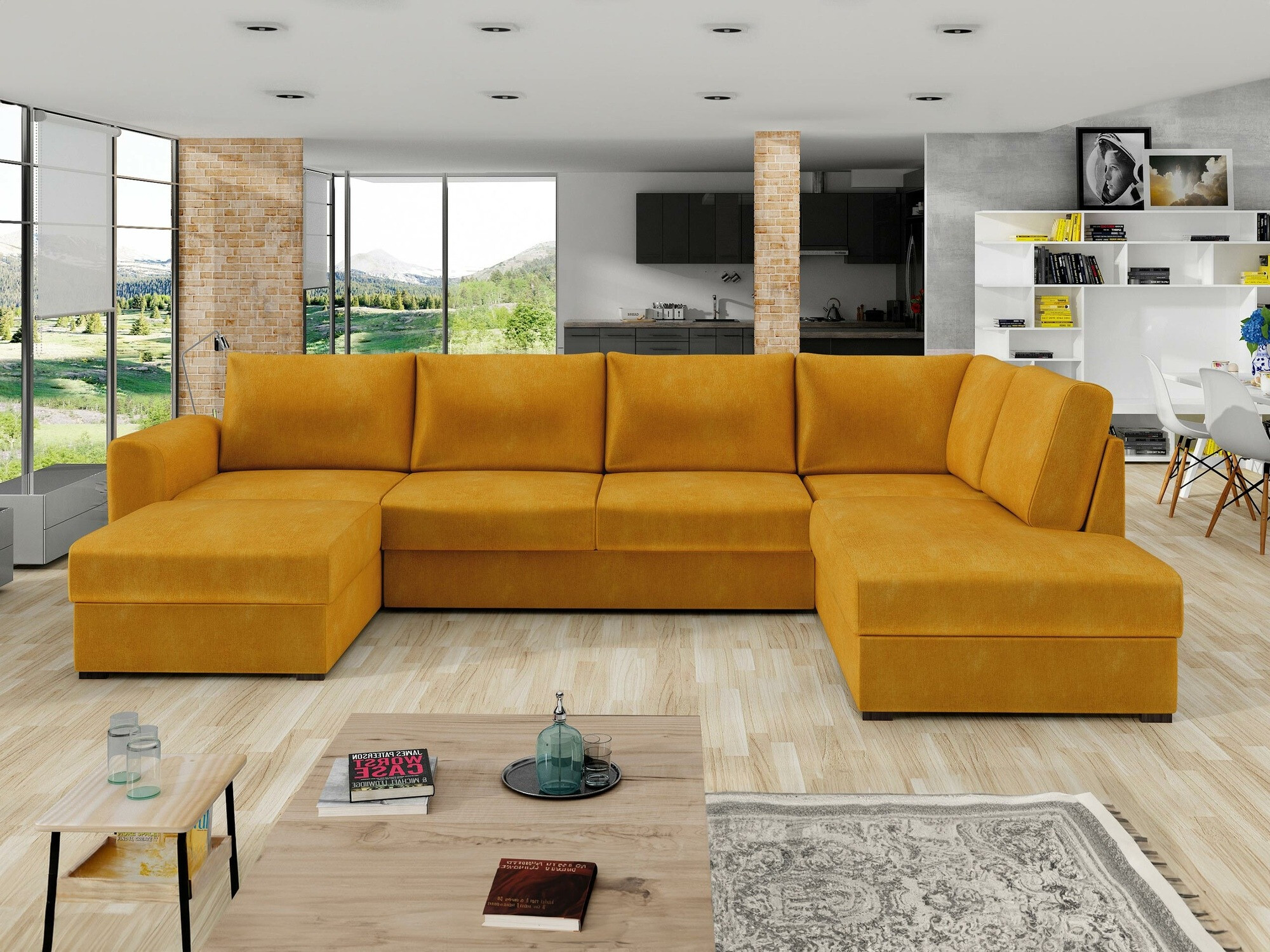 Corner sofa Comfivo Flumen (Wave 05)