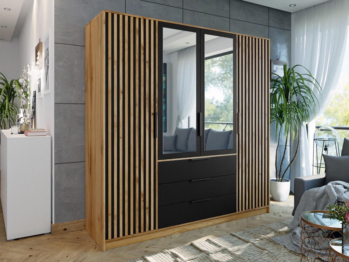 Wardrobe Collis V (Wotan Oak)