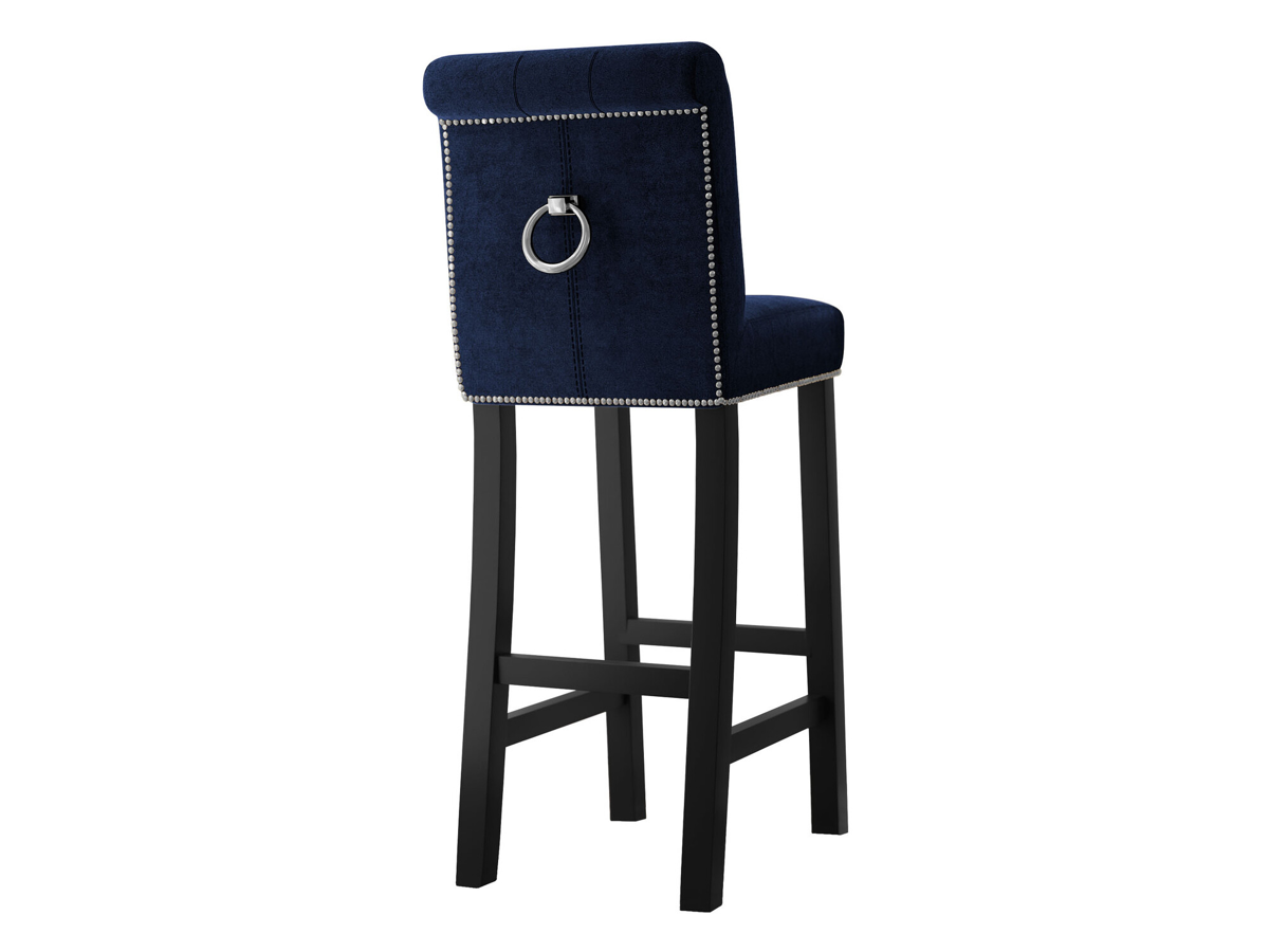 Bar stool Jackson 100 (Black + Magic Velvet 2216)
