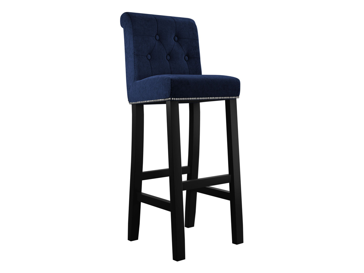 Bar stool Jackson 100 (Black + Magic Velvet 2216)