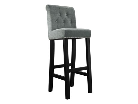 Bar stool Jackson 100 (Black + Magic Velvet 2217)