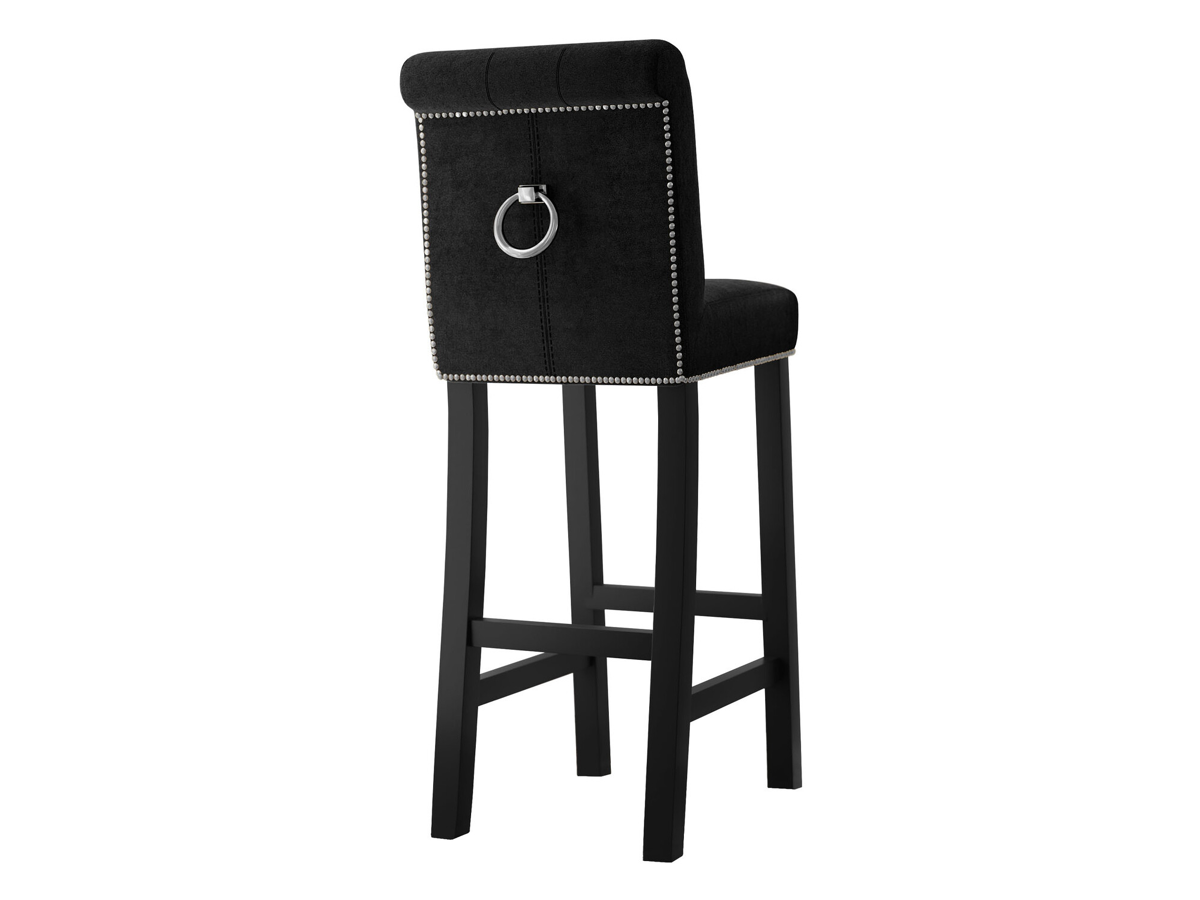 Bar stool Jackson 100 (Black + Magic Velvet 2219)