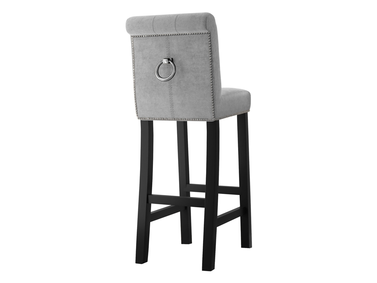 Bar stool Jackson 100 (Black + Magic Velvet 2240)