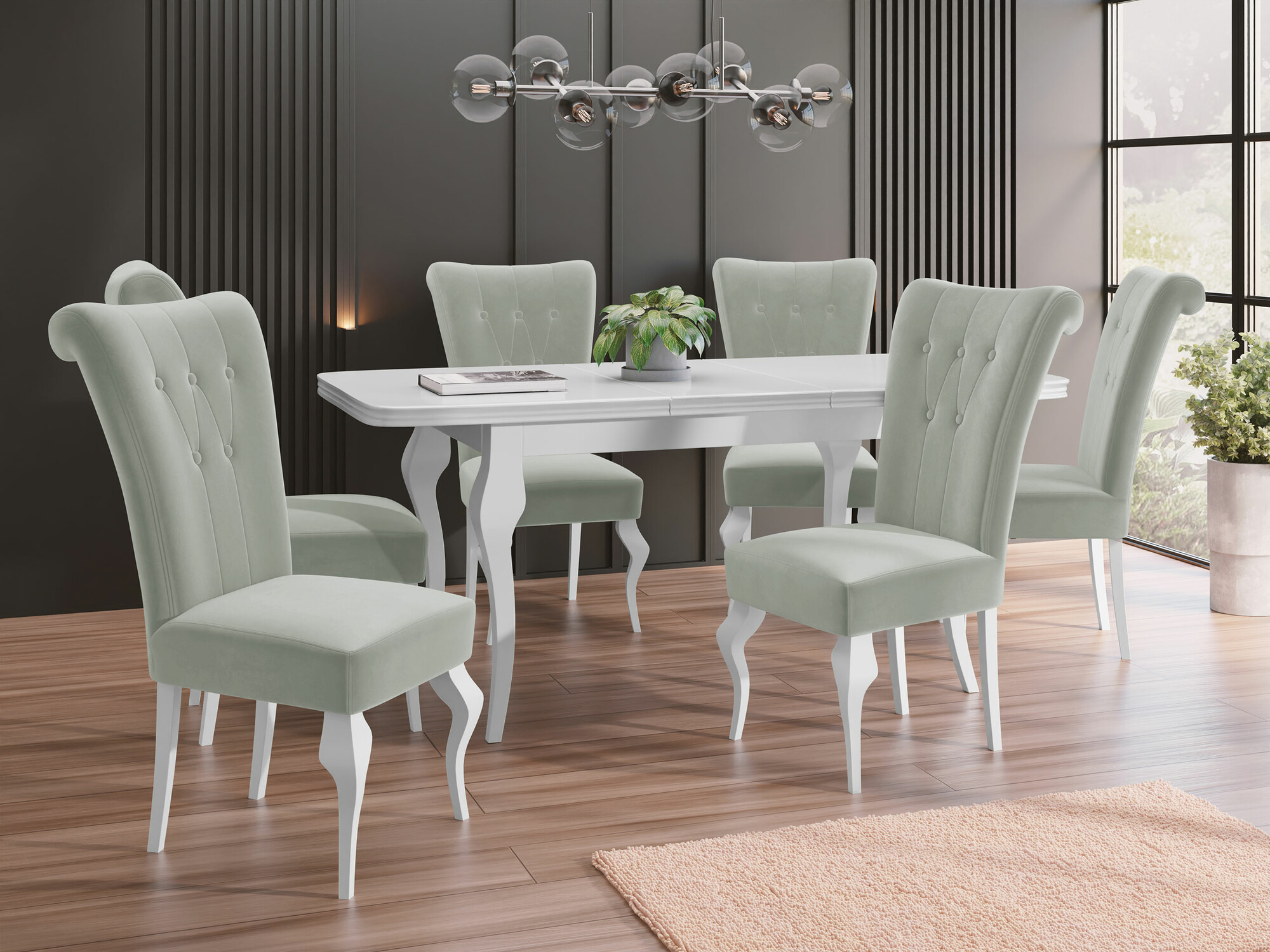 Dining set Comfivo Gallina II (Magic Velvet 2240)
