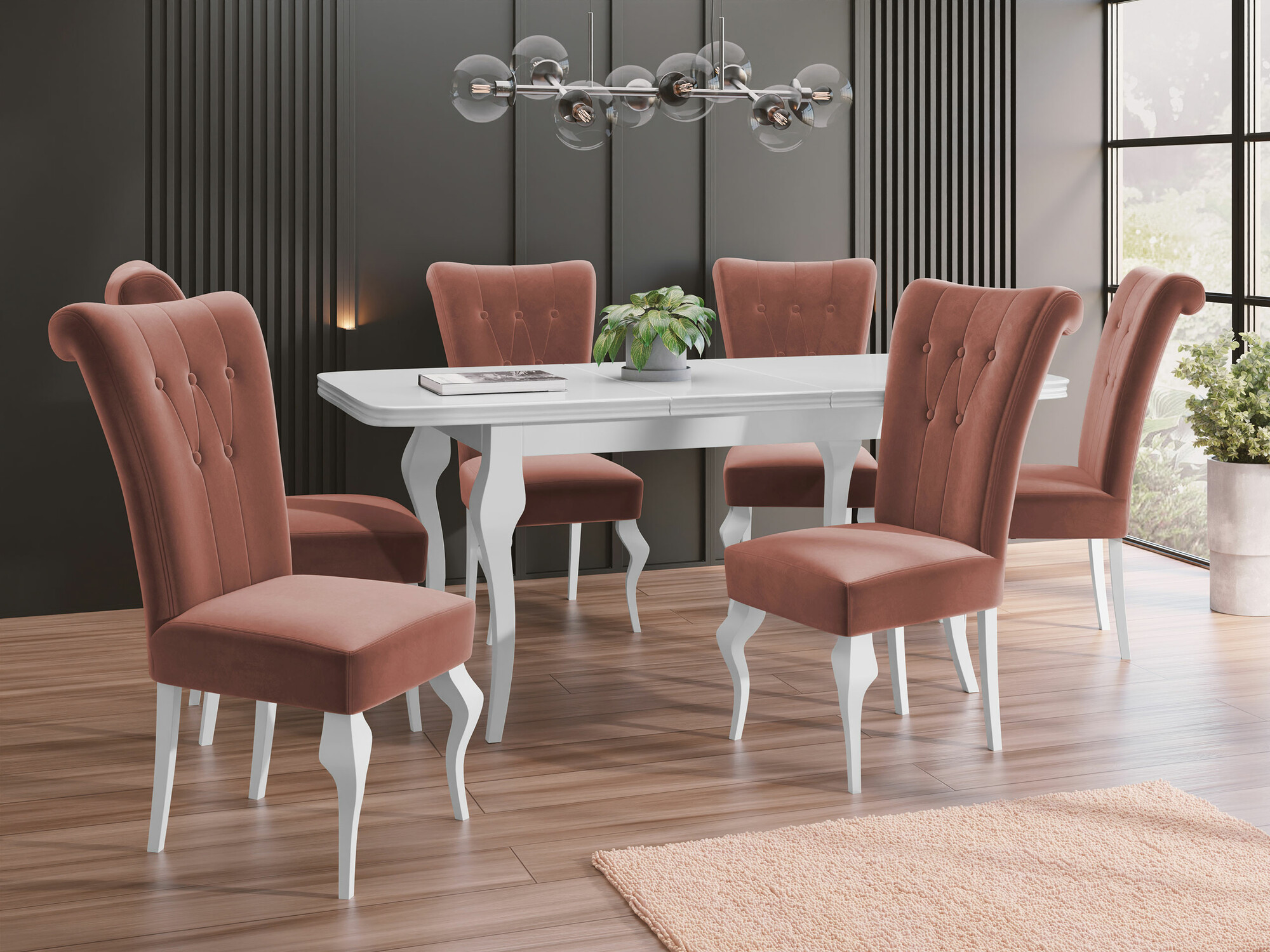 Dining set Comfivo Gallina II (Magic Velvet 2258)