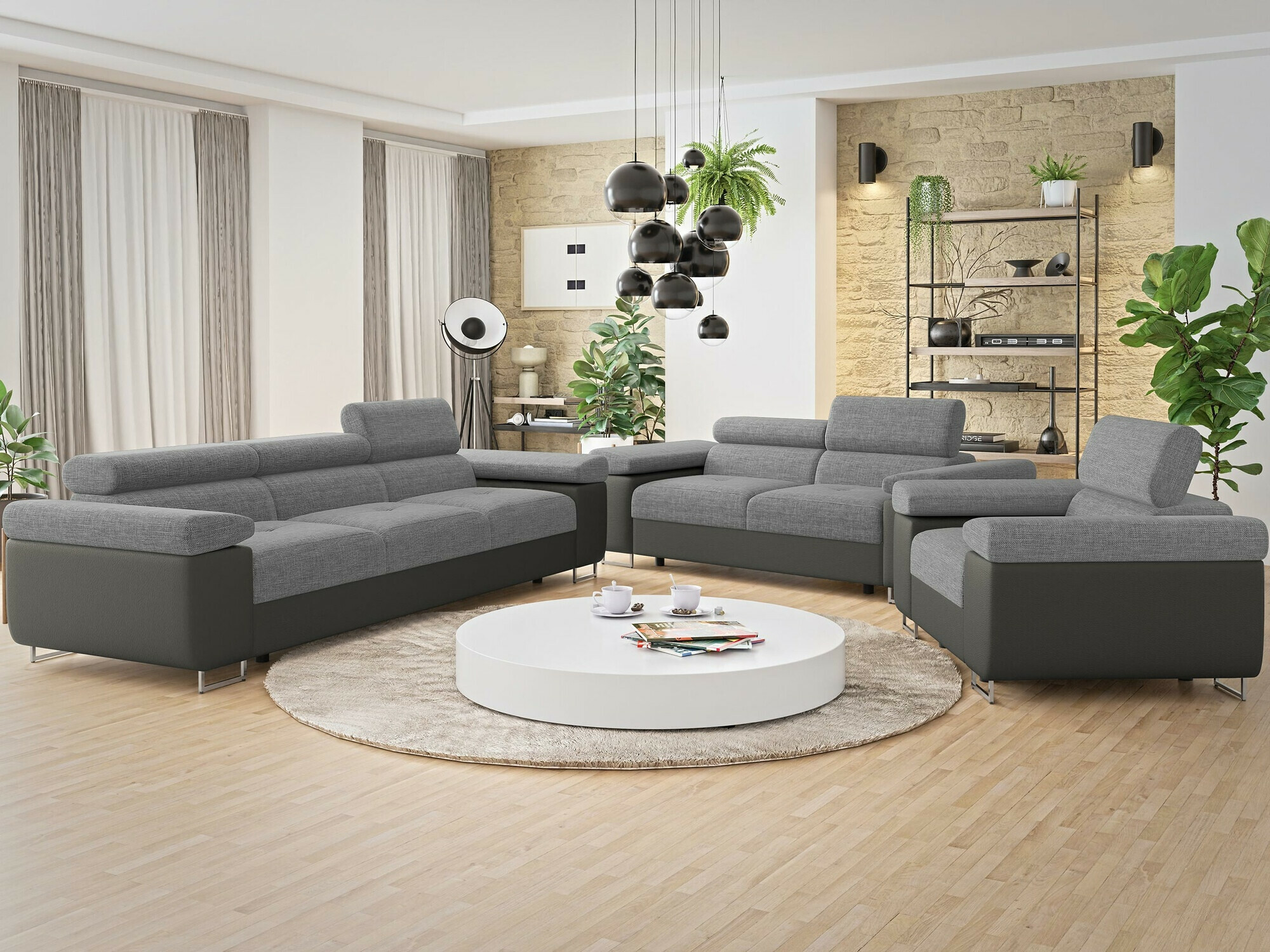 Armchair Comfivo Vinetum (Soft 029 + Lux 05)