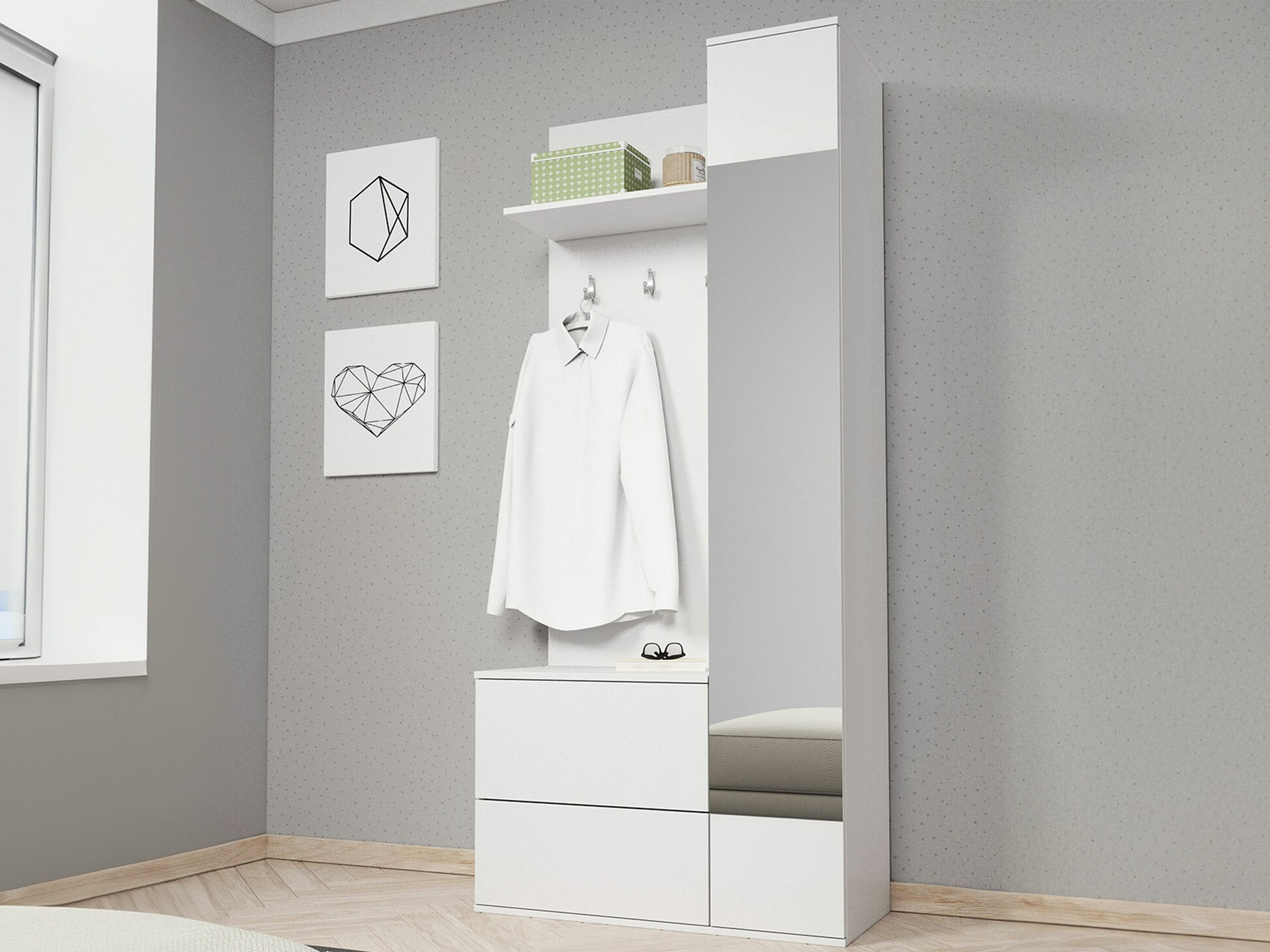 Hallway set Lantudo (White)