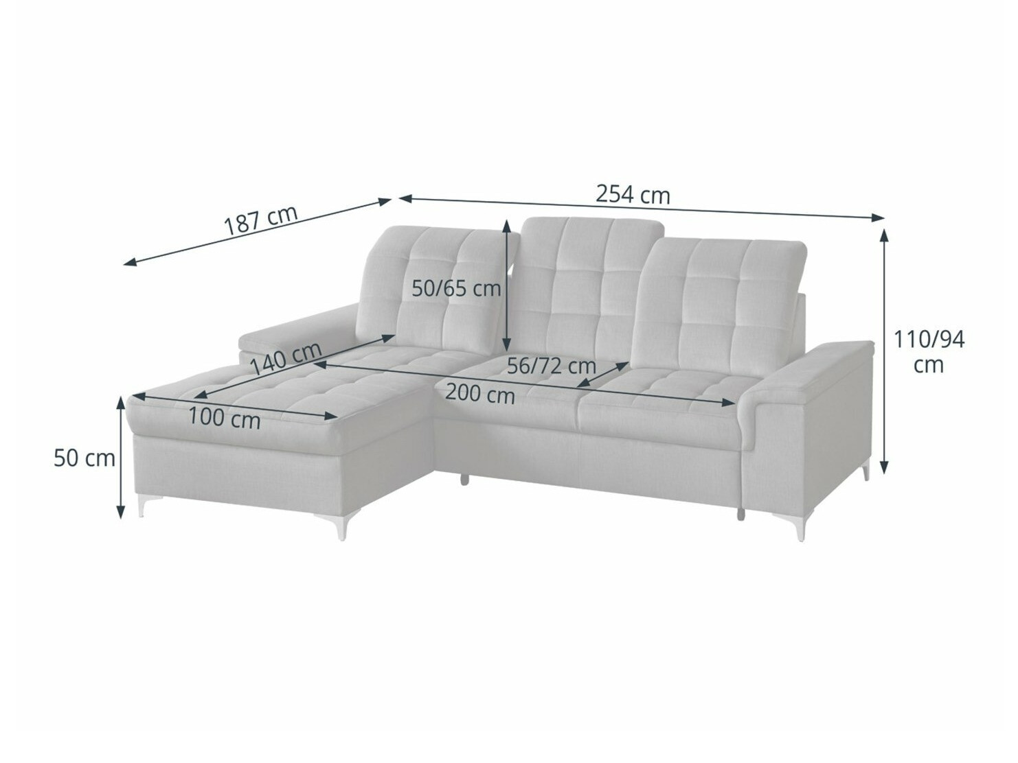 Corner sofa Boston 587 (Voss 15)