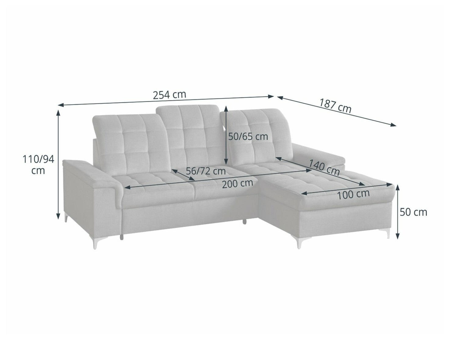 Corner sofa Boston 587 (Voss 15)