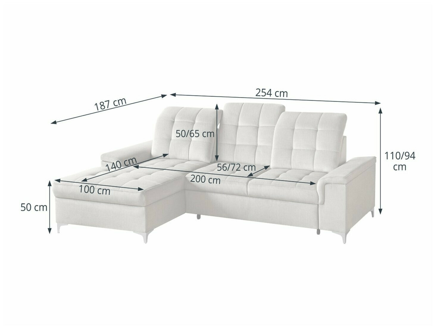 Corner sofa Boston 587 (Voss 28)
