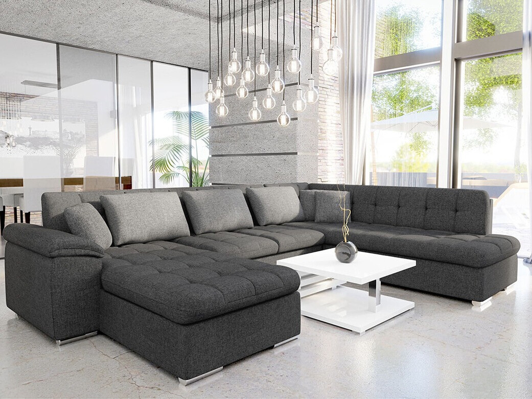Corner sofa Comfivo Gemma III (Lux 06 + Lux 06 + Lux 05)