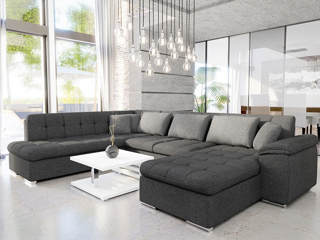 Corner sofa Comfivo Gemma III (Lux 06 + Lux 06 + Lux 05)