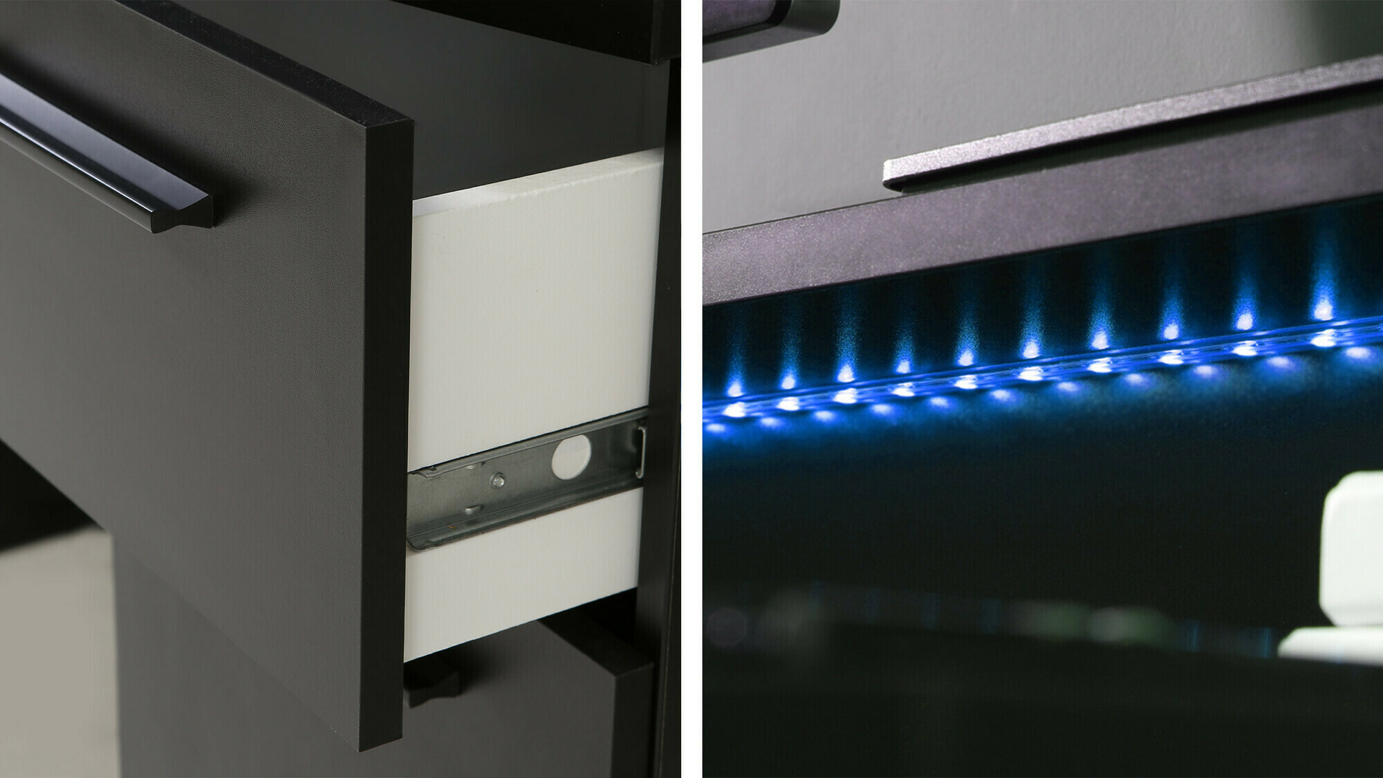 Gaming desk Serus (Matte black)