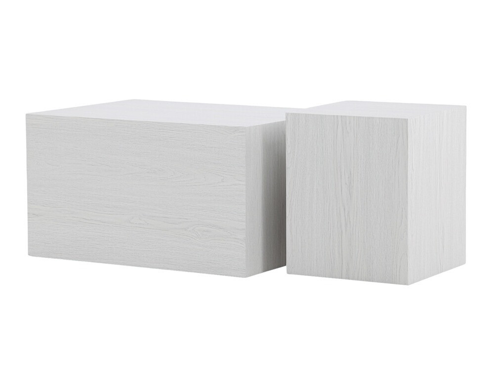 Nest of coffee tables Dallas 4539 (Bleached oak)