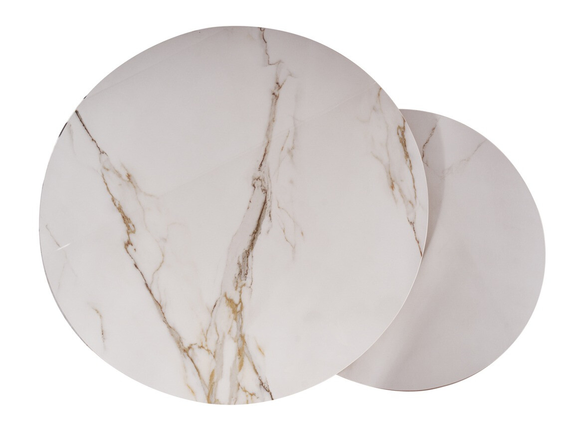 Coffee table set Detroit 602 (White marble)