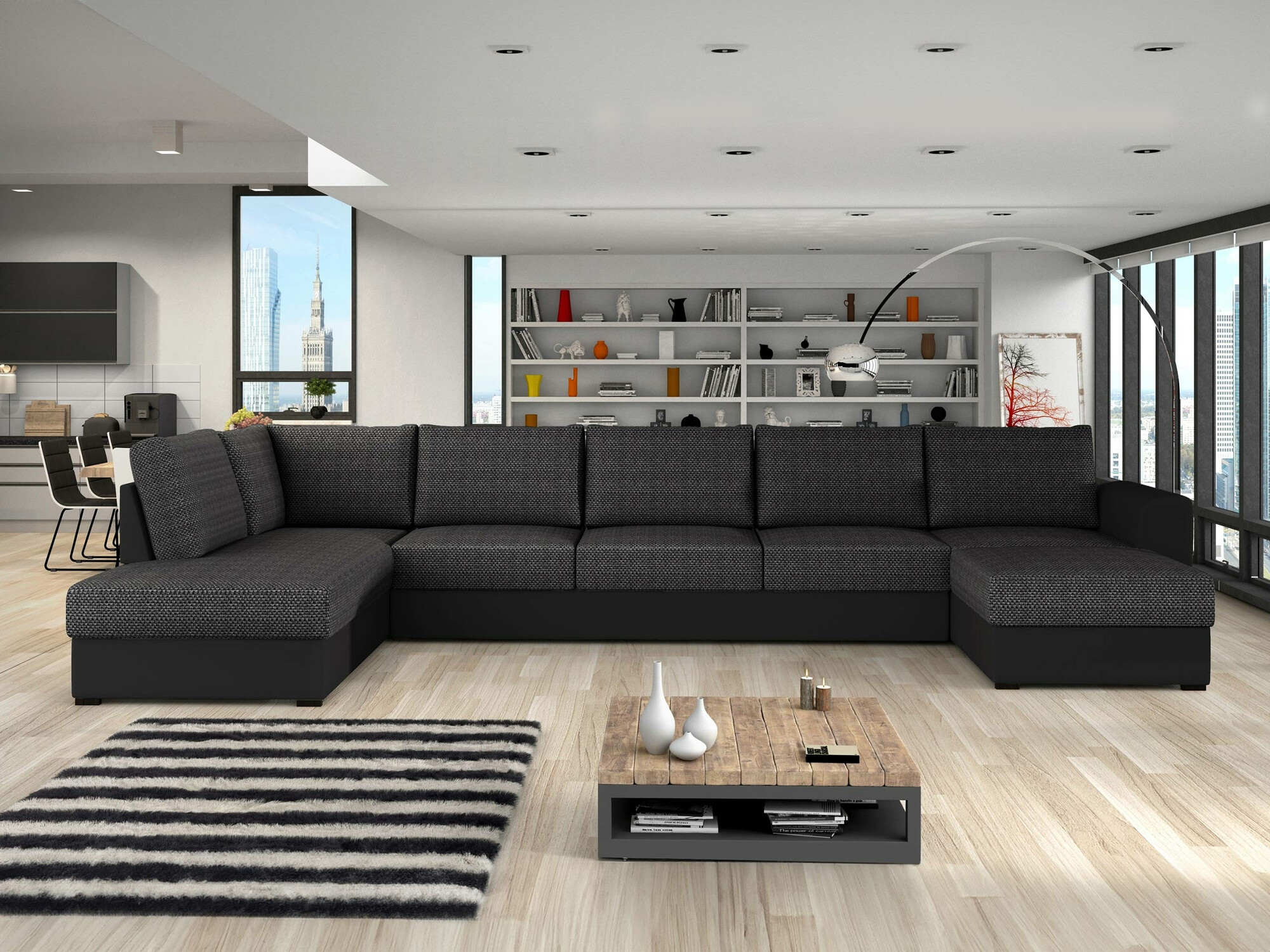 Corner sofa Comfivo Flumen I (Soft 011 + Majorka 03)