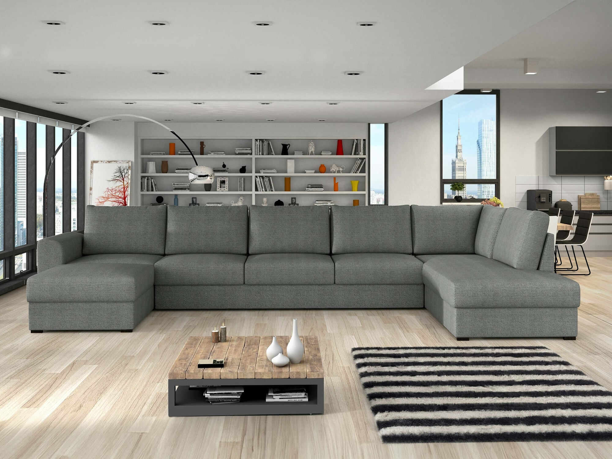 Corner sofa Comfivo Flumen I (Twist 21)
