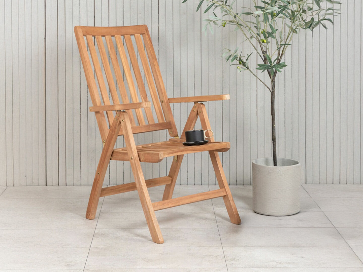 Outdoor chair Nunova 115 (Light brown)