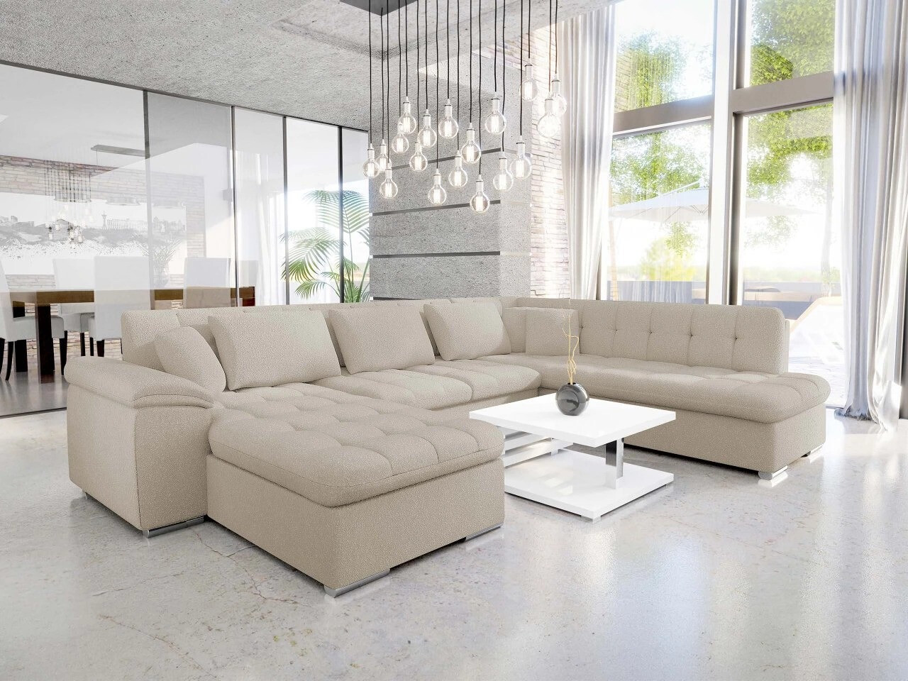 Corner sofa Comfivo Gemma V (Baloo 2074)