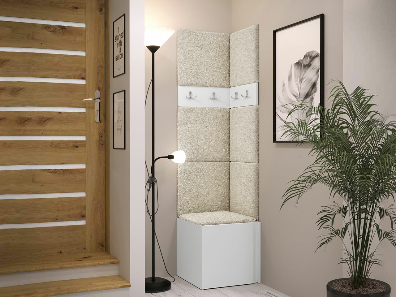 Hallway set Hartford 347 (White)