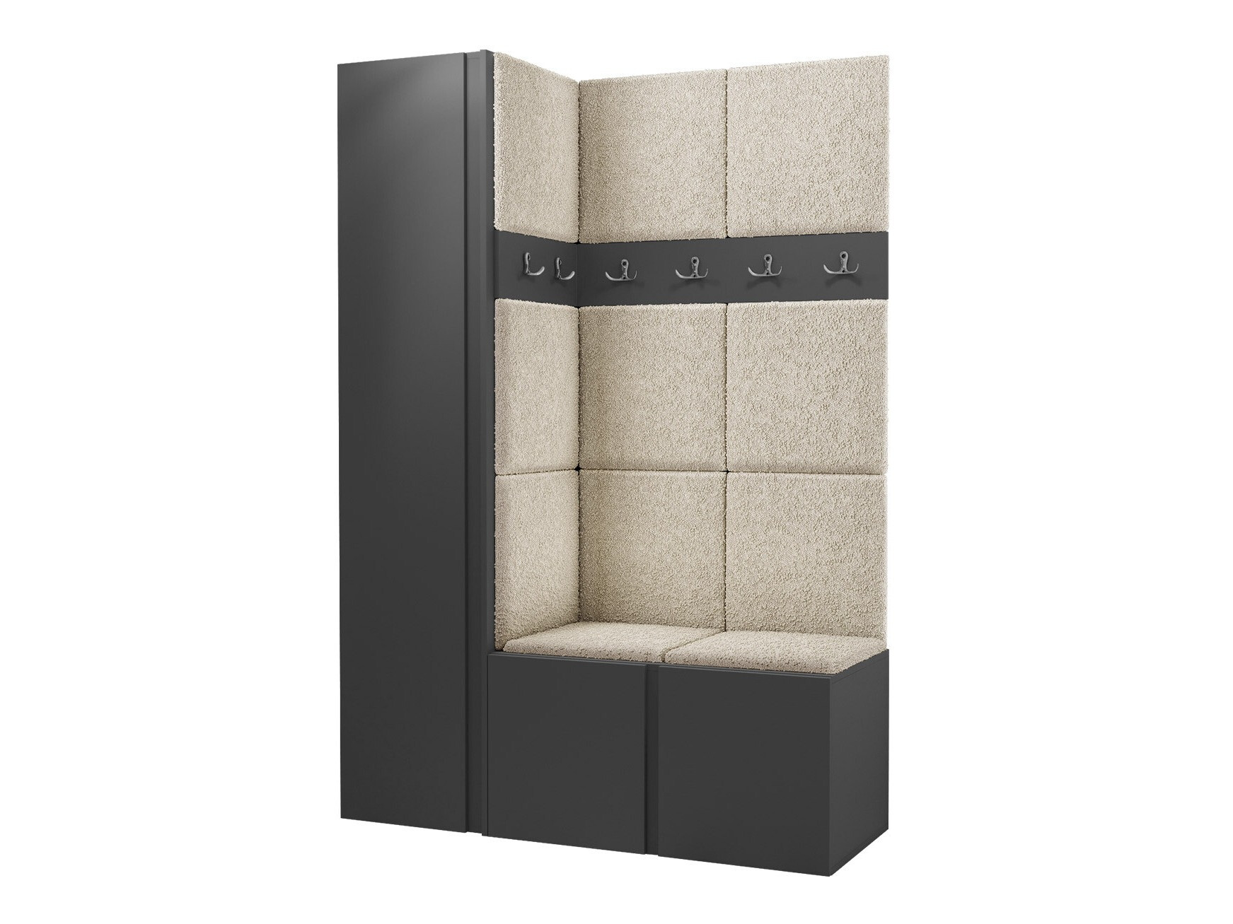 Hallway set Pinis IX (Graphite)