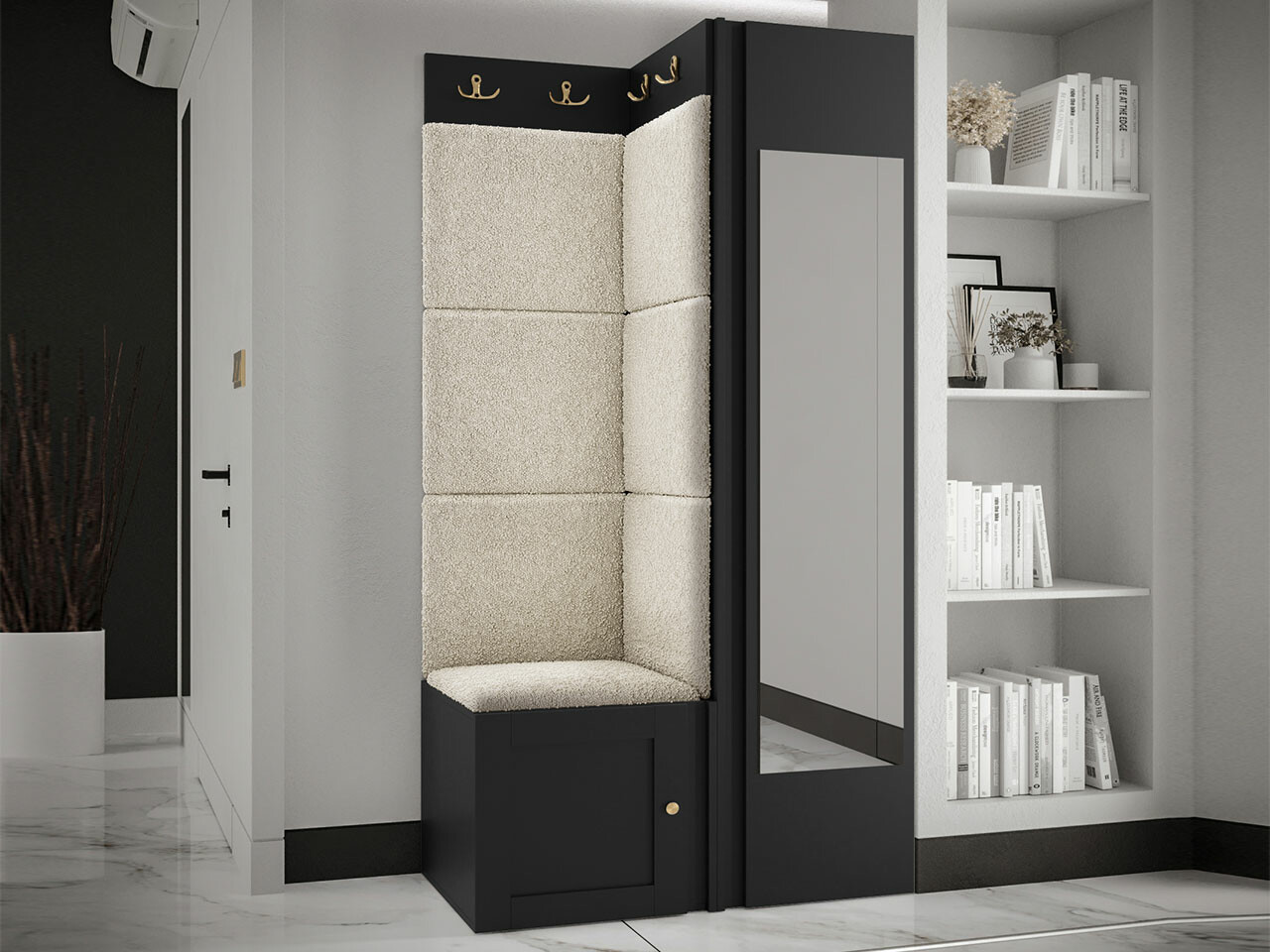 Hallway set Hartford 382 (Black)