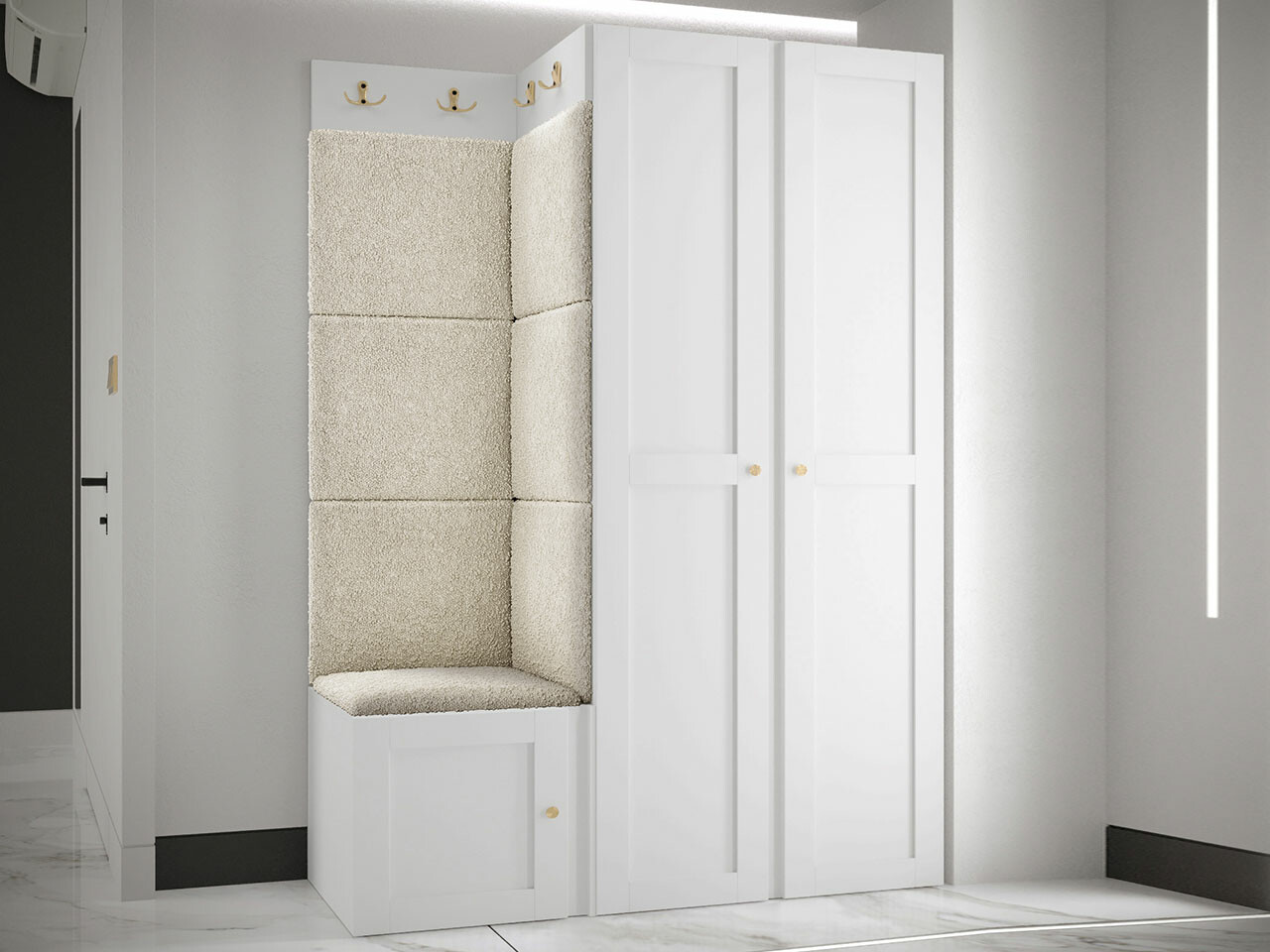 Hallway set Hartford 379 (White)