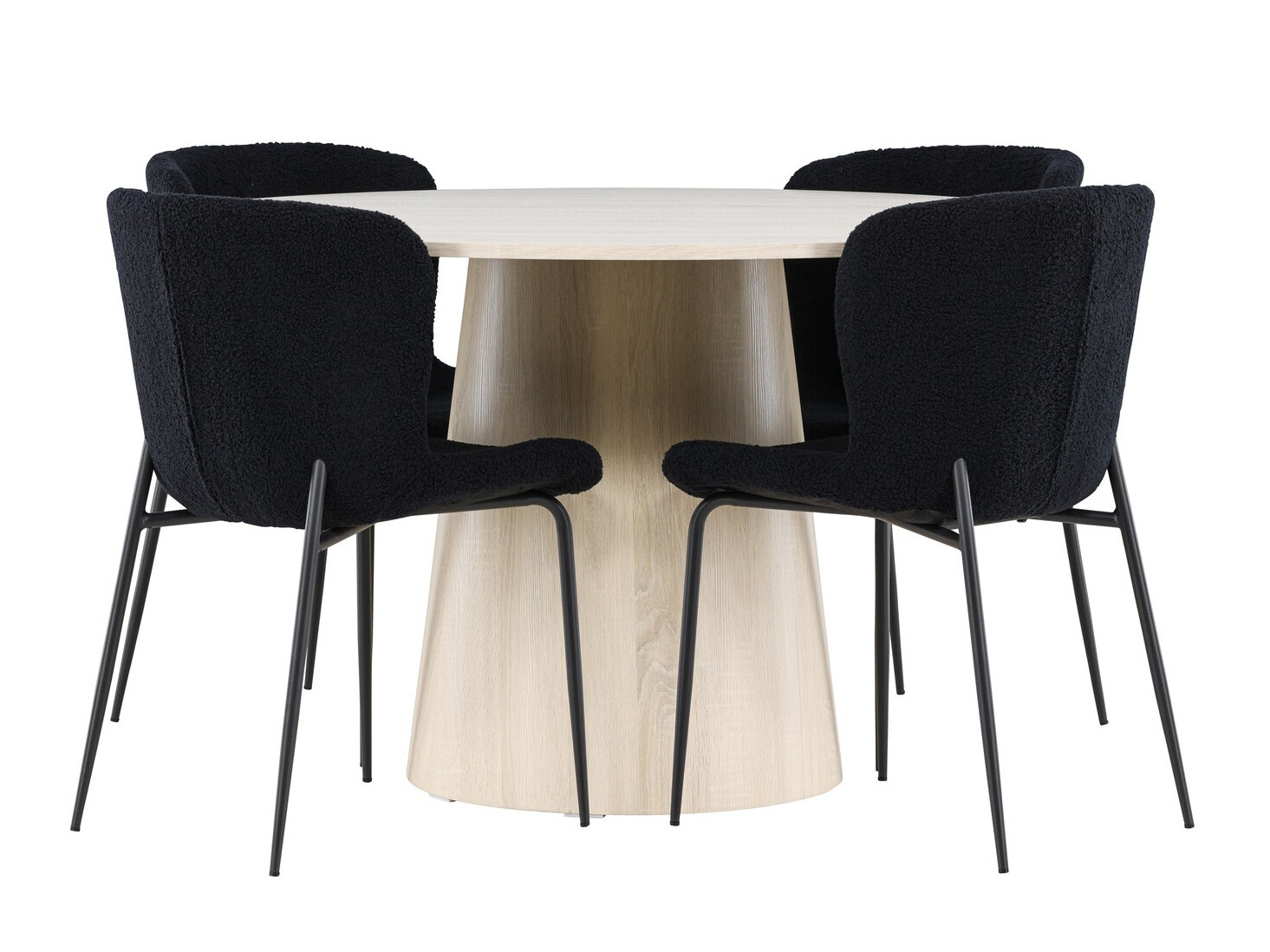 Dining set Dallas 4554 (Black)