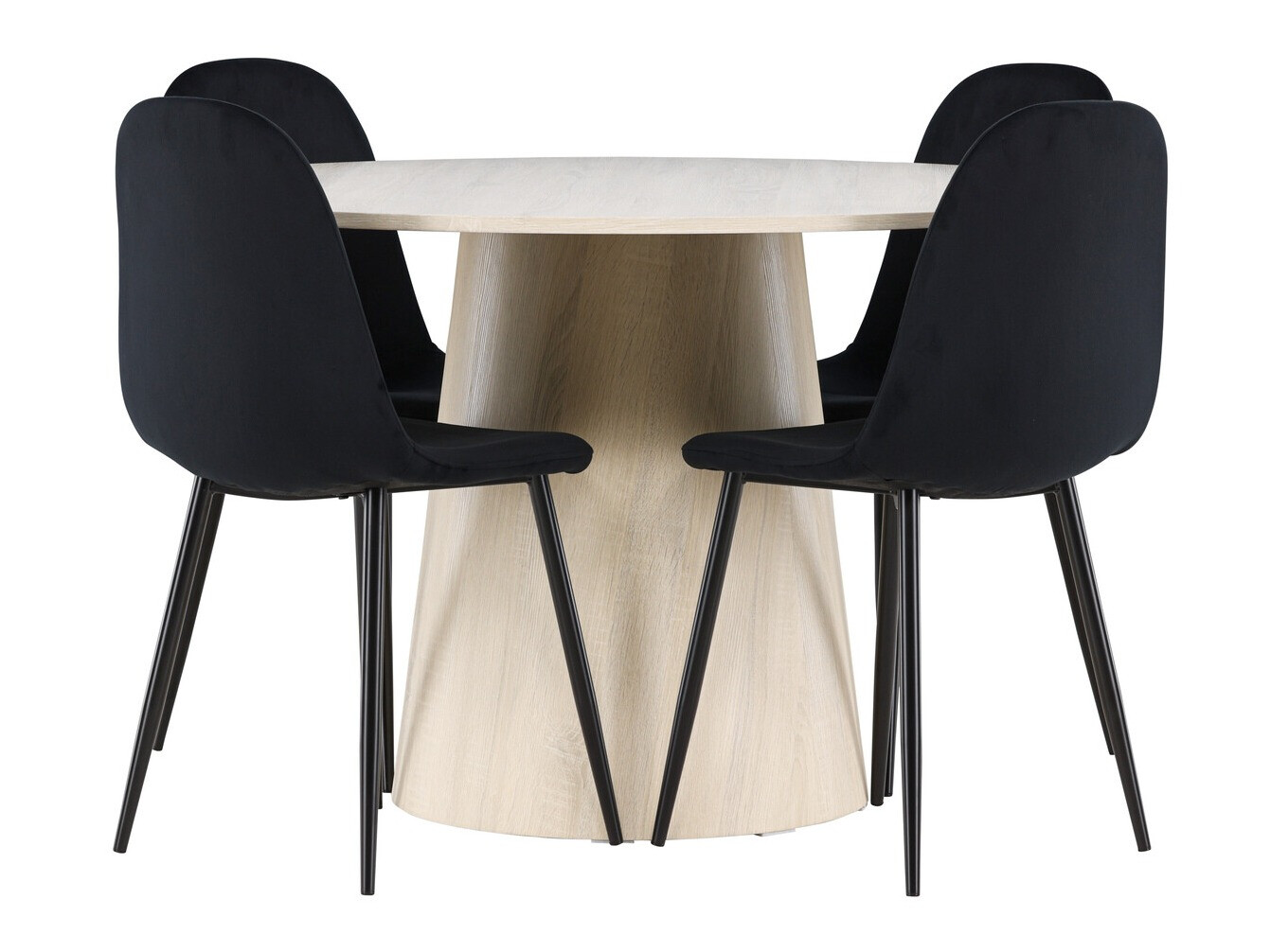 Dining set Dallas 4556 (Black)