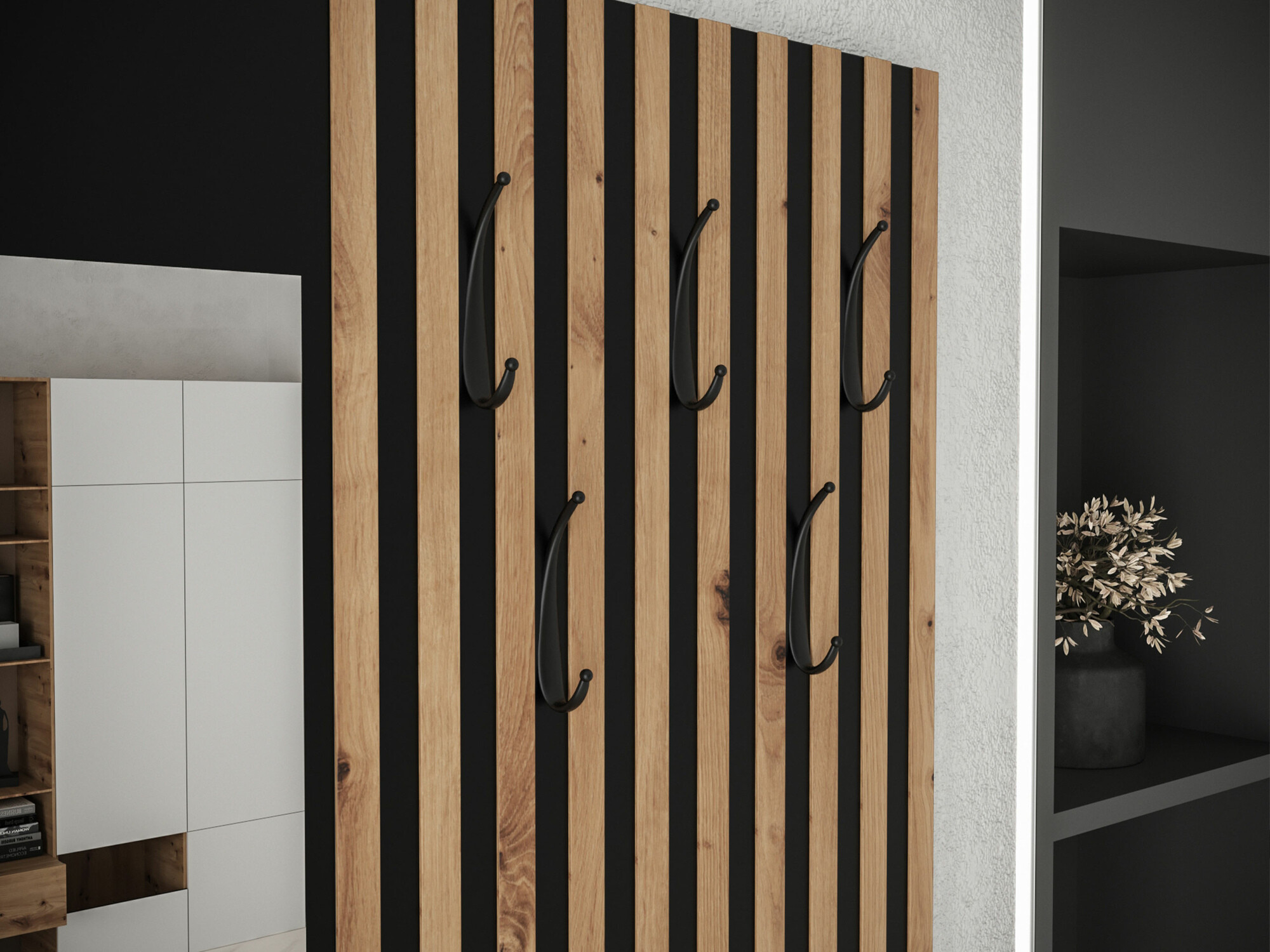 Hallway set Fabor (Artisan oak + Abriamo 06)