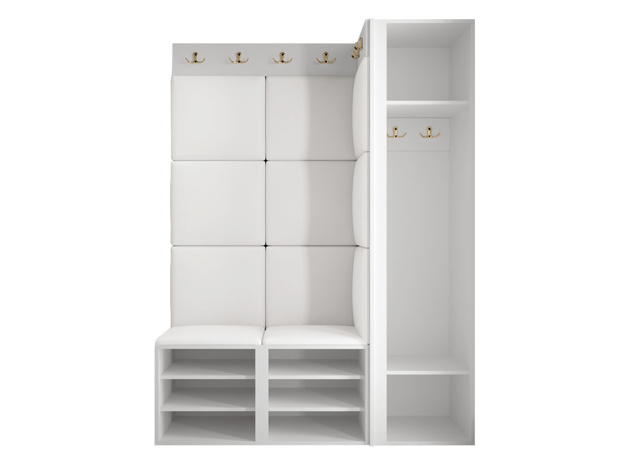 Hallway set Hartford 385 (Eco-leather Soft 017)