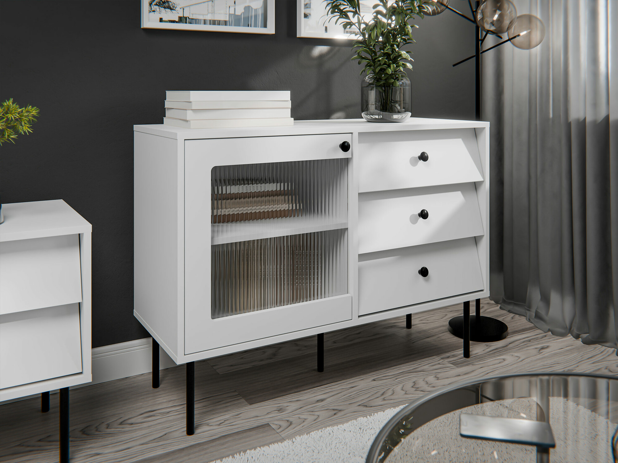 Chest of drawers Feletri 100 (White)