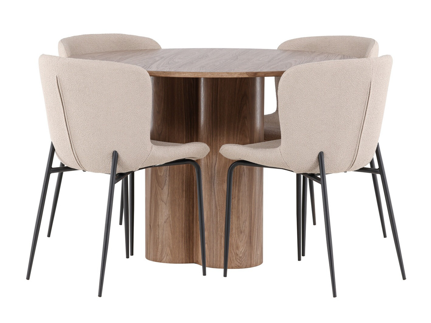 Dining set Dallas 4562 (Brown)