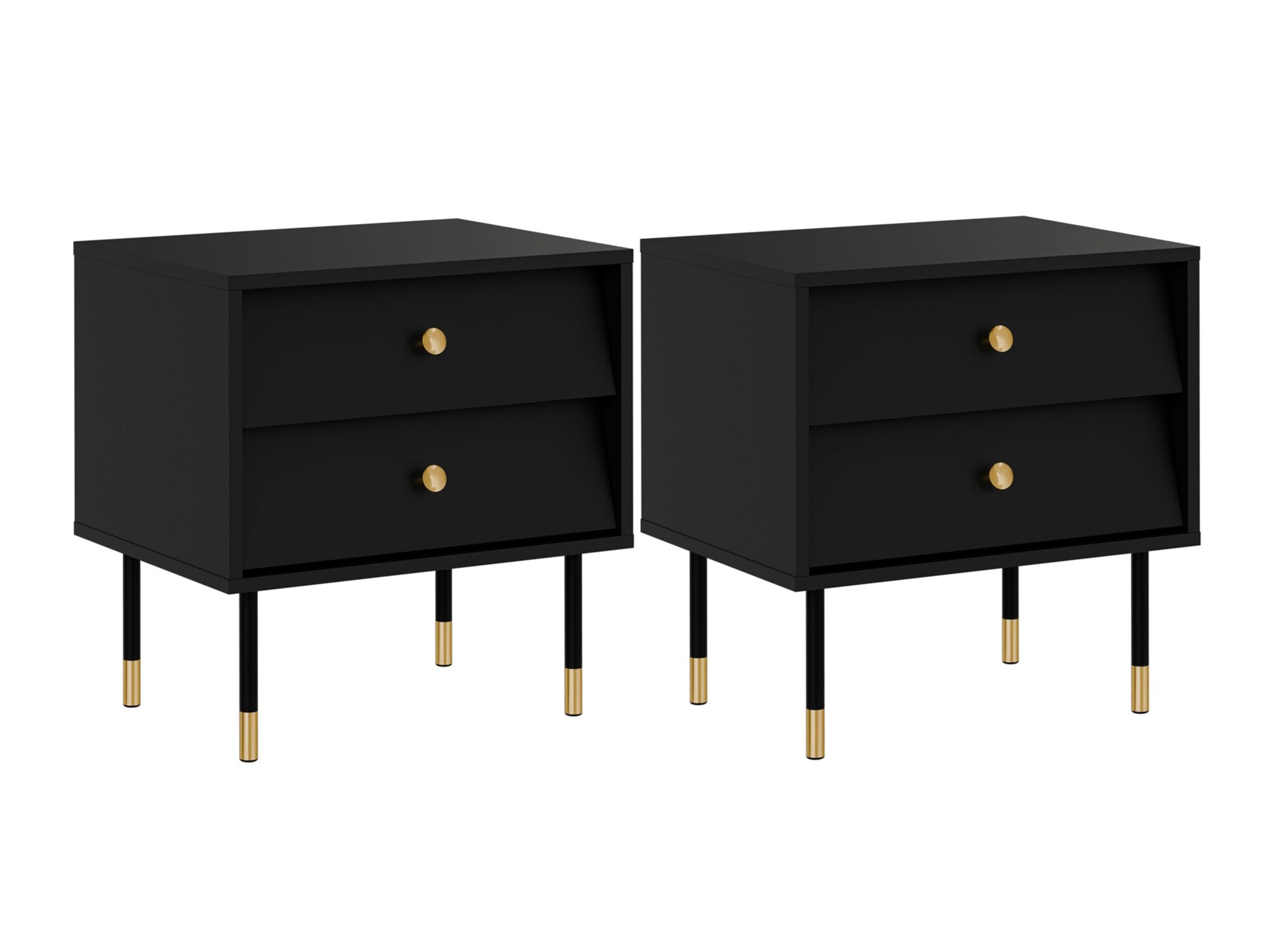 Set of bedside tables Feletri 106 (Black)