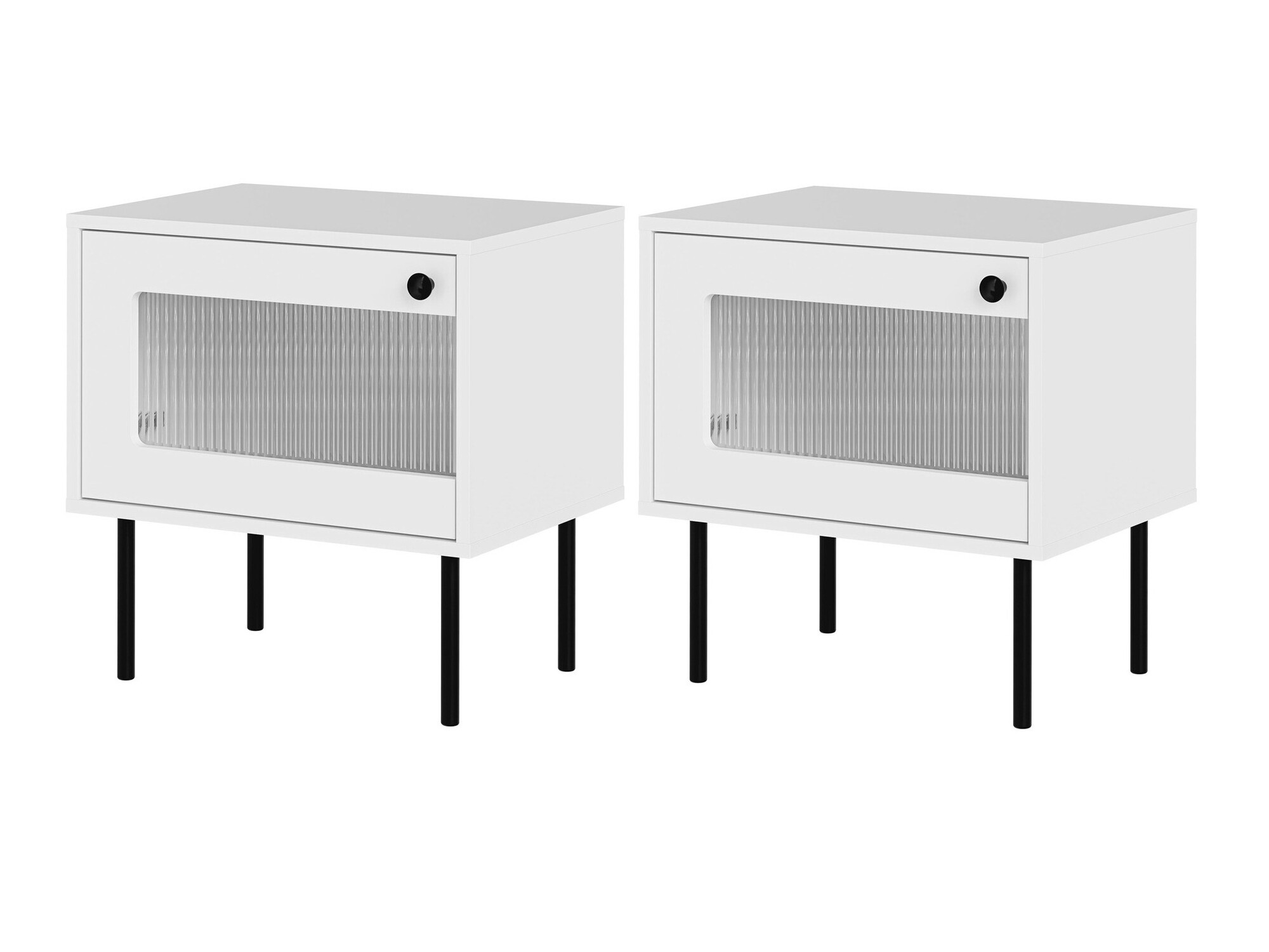 Set of bedside tables Feletri 107 (White)