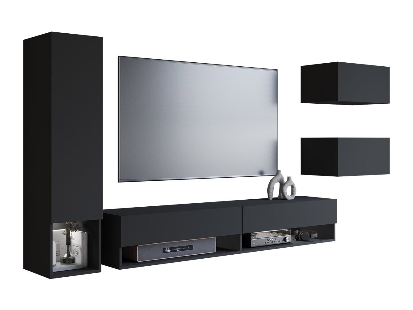 Living room set Sarasota 124 (Graphite)