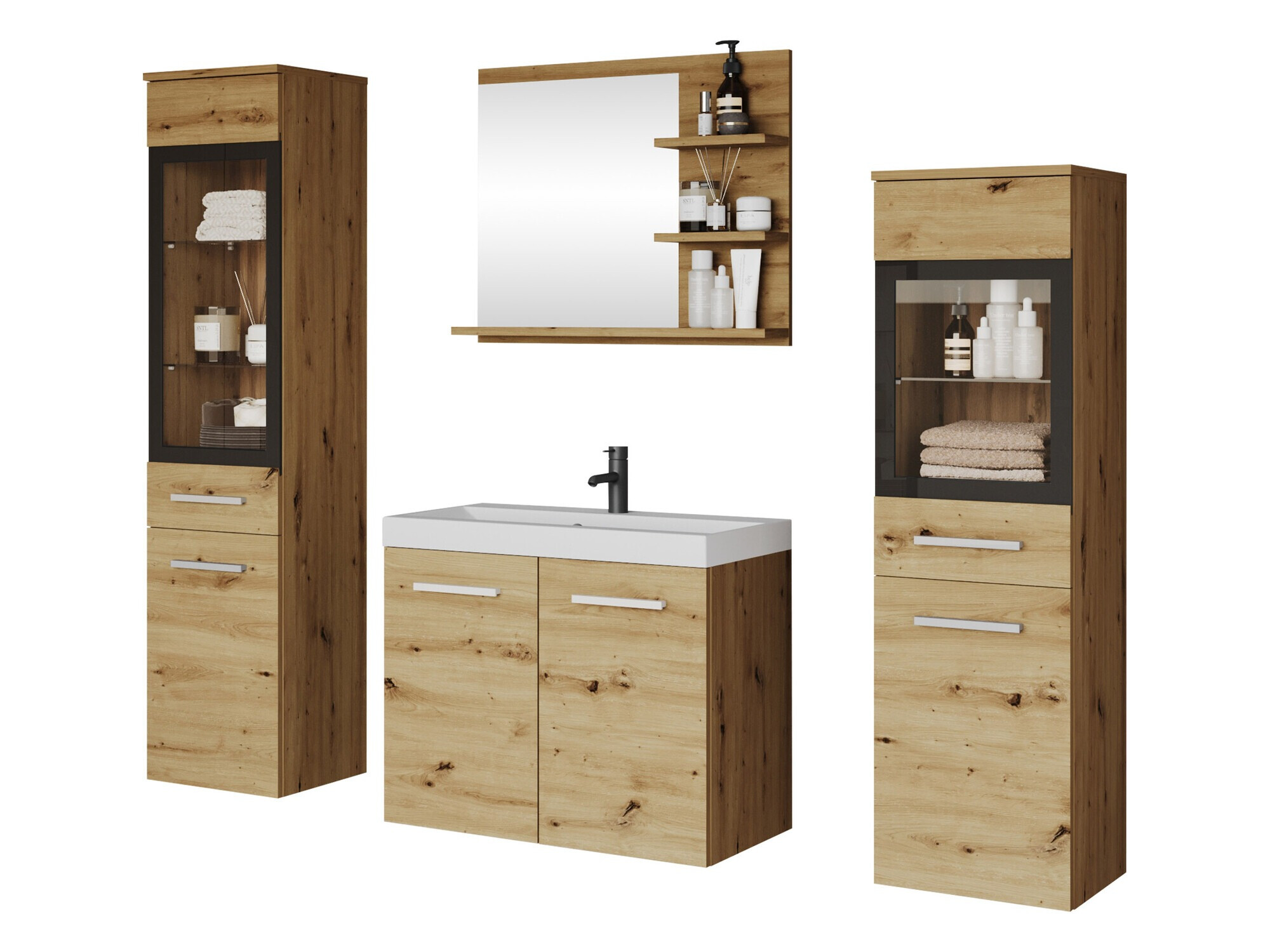 Bathroom set Scientia IV (Artisan oak)