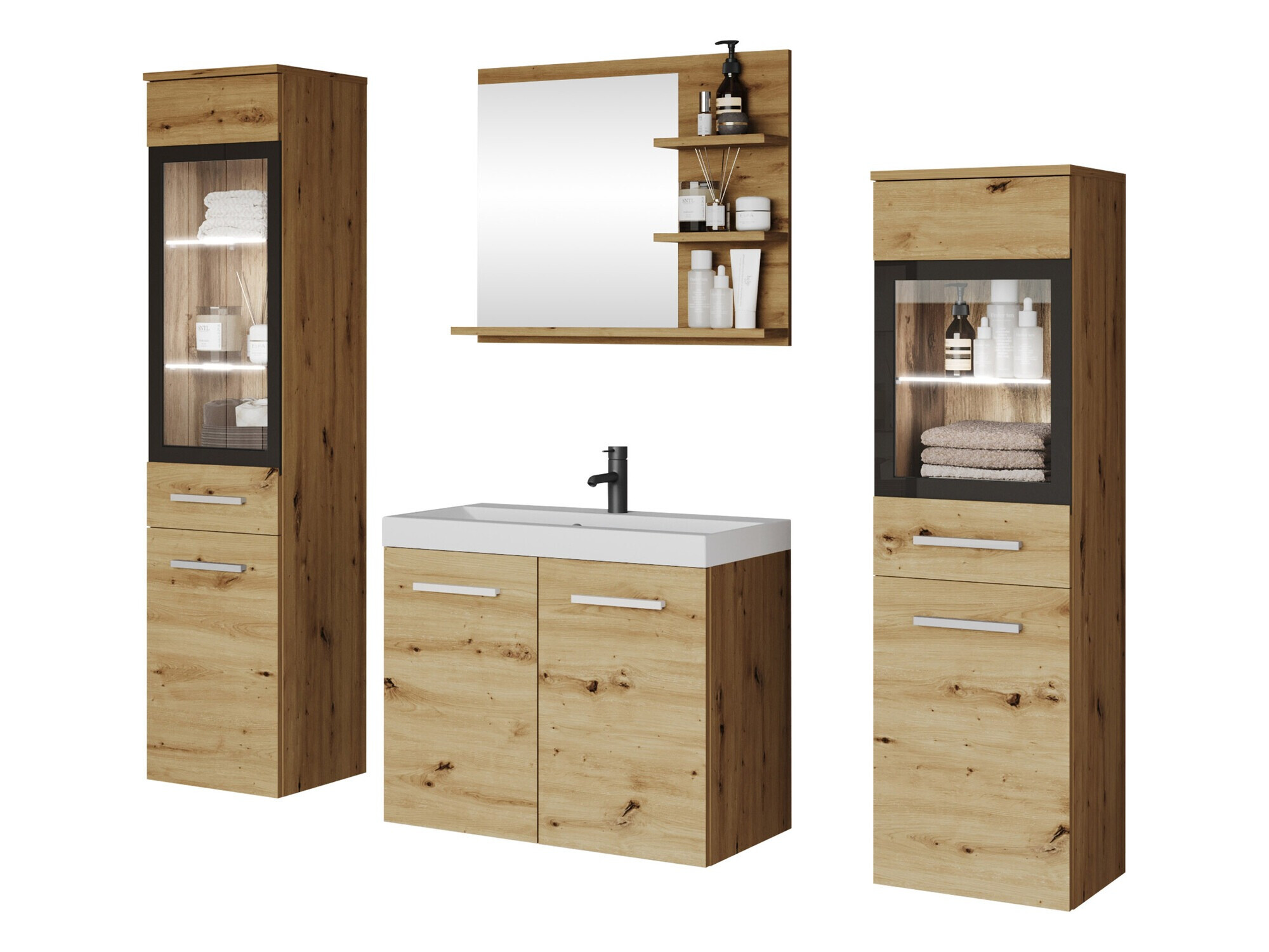 Bathroom set Scientia IV (Artisan oak)